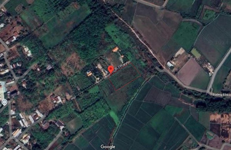 Đất vuông 0.4Ha, Nở hậu, Đ.6m  Đường 565 Củ Chi