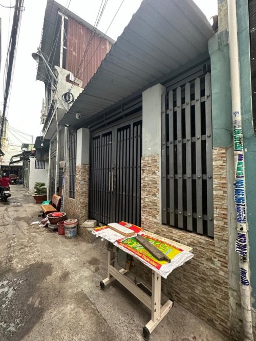 Nhà C4 60m2, Nở hậu, Đ.2m  Hiệp Thành 17 Q12