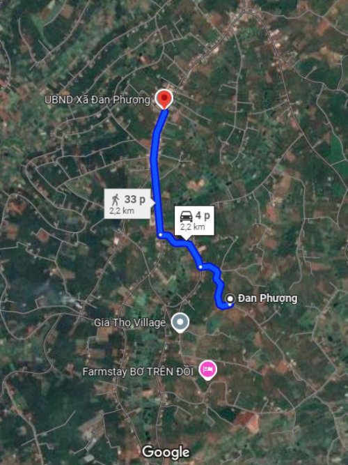2 lô Đất 1096m2, Nở hậu, Đ.6m  Đan Phượng Lâm Đồng
