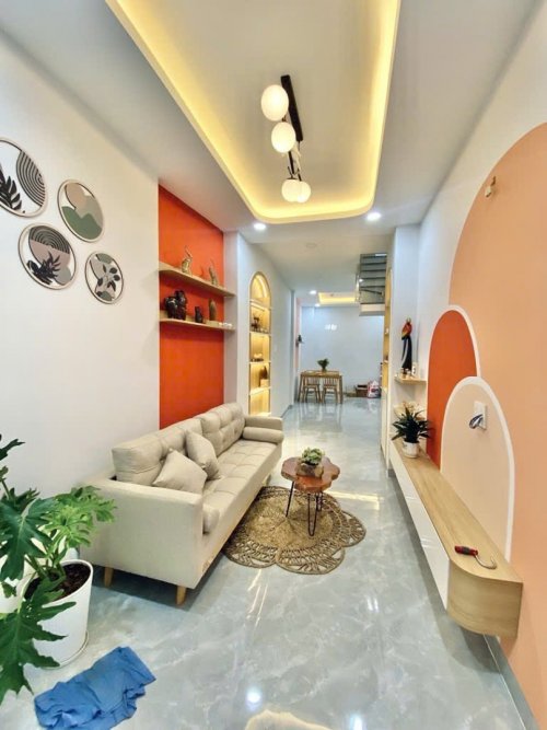 Nhà mới 2 tầng + Sân vườn 32m2  Phạm Văn Đồng QV