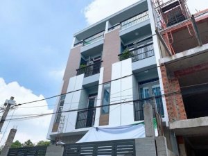 Nhà mới 3 tầng Vuông 105m2  Thạnh Lộc 37 Q12