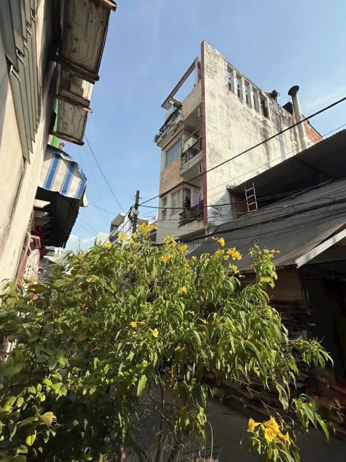 Giảm sốc 500tr! Nhà Vuông 6 tầng HXH 107m2  Hoàng Xuân Nhị TP