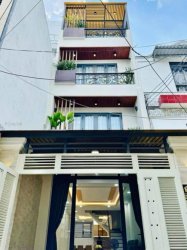 Nhà mới Vuông 4 tầng HXH né 62m2  Ung Văn Khiêm Bình Thạnh