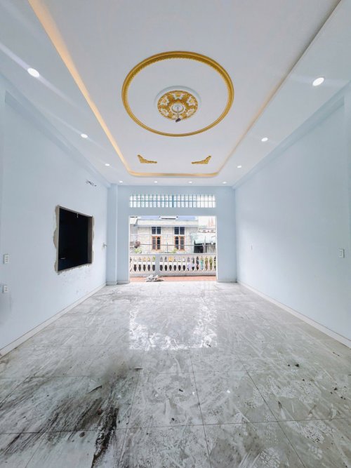 Nhà SHR Mặt tiền chợ Khiết Tâm 2 tầng 128m2, Vuông  Lê Thị Hoa TP.Thủ Đức