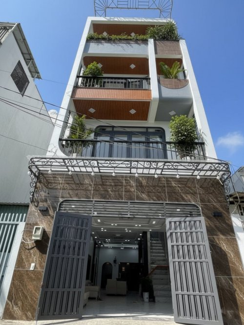 Nhà mới SHR 4 tầng HXT 96m2, Vuông  Thạnh Xuân 25 Quận 12