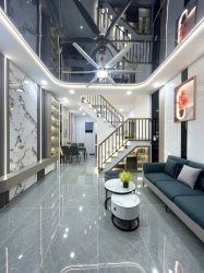 L1563  sát CV Làng Hoa Gò Vấp, SHR, Vuông, HXH, 2 tầng, 4x10m, 4.x tỷ