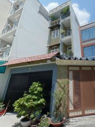 L1643  sau chợ Thạch Đà GV, SHR, Vuông, HXT né, 4 tầng, 4x15m, 7.x tỷ