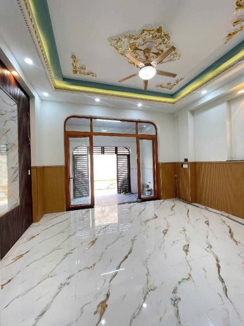 T1705  sát cầu Sông Chùa Bình Tân, SHR, Nở hậu, HXH, 3 tầng, 5.x tỷ