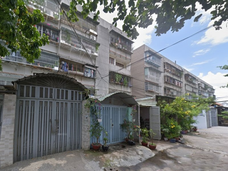 O1822  Tầng trệt Cư Xá Thanh Đa Bình Thạnh, SHR, Vuông, HXH, 3x17m, 2.x tỷ