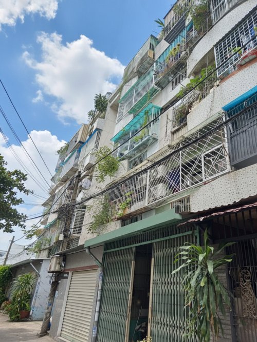 T1855  Tầng 5 Chung Cư Tân Sơn Nhì 2 Tân Bình, SHR, Vuông, 4x12.5m, 2.x tỷ x nhỏ