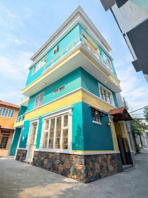 T2113  nhà 1/ Hoà Hưng Quận 10, SHR, Lô góc, HXH, 4 tầng, 6.x tỷ x nhỏ