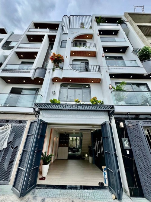 [H2506*] Nhà 5 tầng view S.Thượng cực chill sát Thới An, giá 6.x tỷ
