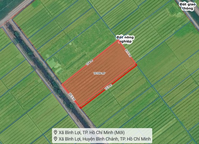 [T2733] Đất Ngang 65m Bình Lợi gần KCN Chỉ 29.x Tỷ