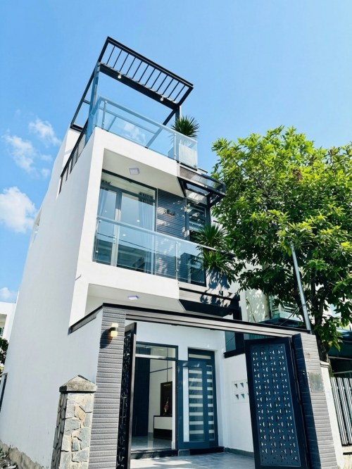 [T2886*] Nhà 2 mặt tiền 4T mới tốt Đ. Số 2 An Hội Đông, nhỉnh 5.x tỷ