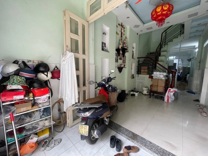 [K2935*] nhà mới ở ngay hẻm ô tô né sát Chợ Xóm Mới, 3.1x21m, 5.x tỷ