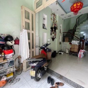 [K2935*] nhà mới ở ngay hẻm ô tô né sát Chợ Xóm Mới, 3.1x21m, 5.x tỷ