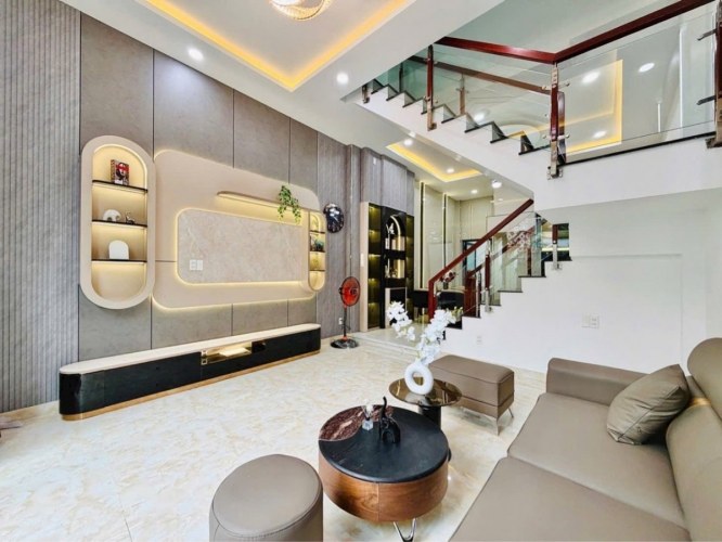 [D3021*] Bán mới xây ở liền có PN tầng trệt gần Chợ Thạch Đà - Giá 6.x tỷ