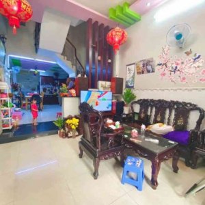 [K3036] NHÀ 4 tầng Ô TÔ ĐỖ CỬA AN HỘI TÂY GÒ VẤP - 7.x TỶ
