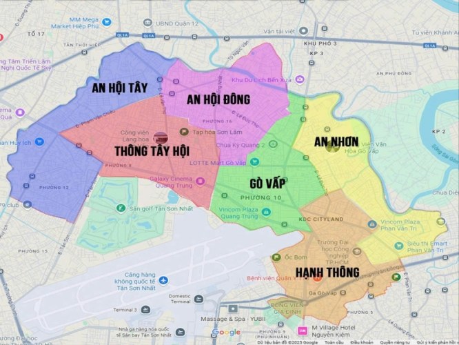 BĐS Phường An Hội Đông 2026: Khi hai "hạt nhân" Thống Nhất - Lê Đức Thọ hội tụ